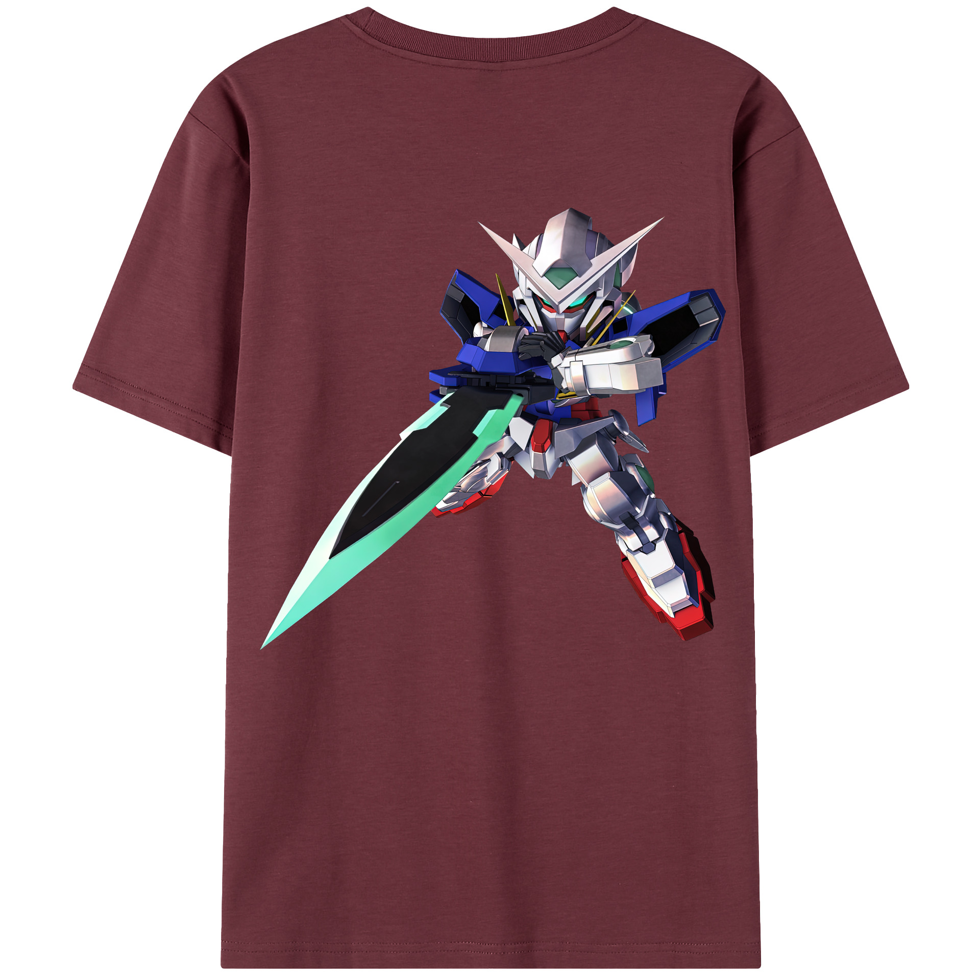 （画像用） 機動戦士ガンダム Mobile Suit Gundam 綿100％半袖Tシャツ（背面プリント）